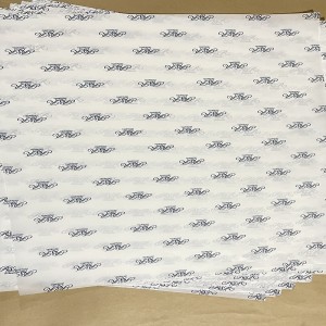 Papier do pakowania Drukowane Drukowane Tkanki Papier Niestandardowy Logo Drukowane 14g N17G Pakiet Tkanki Pakiet prezentowy Multicolor Tissue Paper