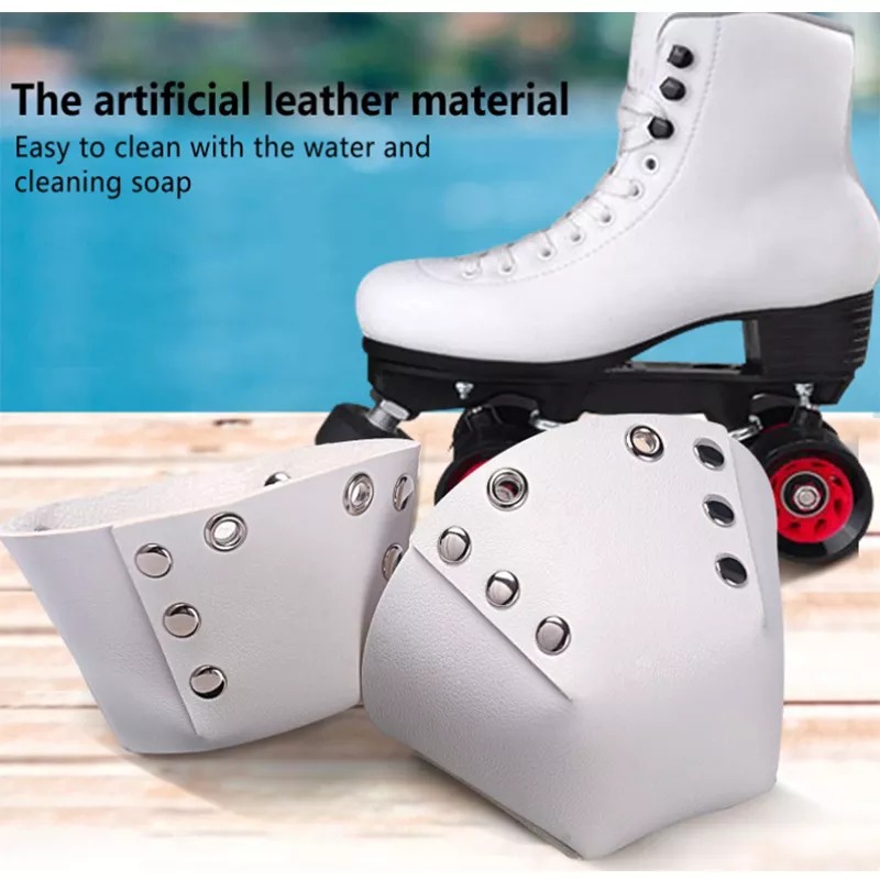 Nowy PU Leather Toe Ochraniacze Ochraniacze Rolki Skate Cap Buty Pokrywa kolorowe