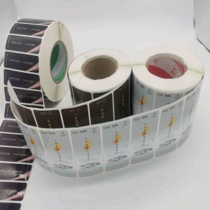 Etykieta, która może wydrukować logo klienta