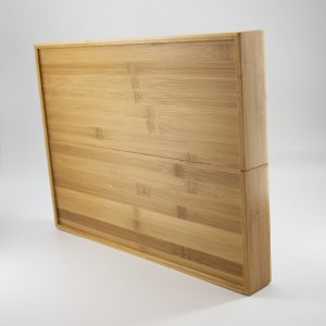 Naturalny bambusowy rozszerzalnynóż Szufladowy zestaw do przechowywania