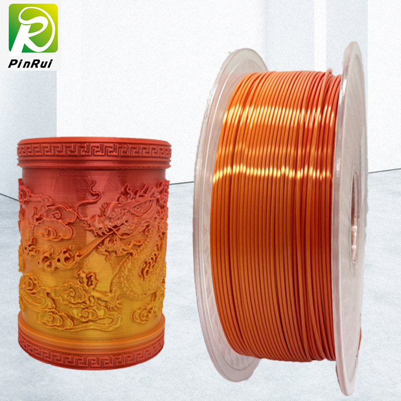 Pinrui Wysokiej jakości Red-Gold Rainbow 1,75mm Drukarka 3d Pla