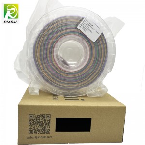 Pinrui Glitter PLA 1,75mm Niczek drukarki 3D Sparkle Tickling Rainbow Color