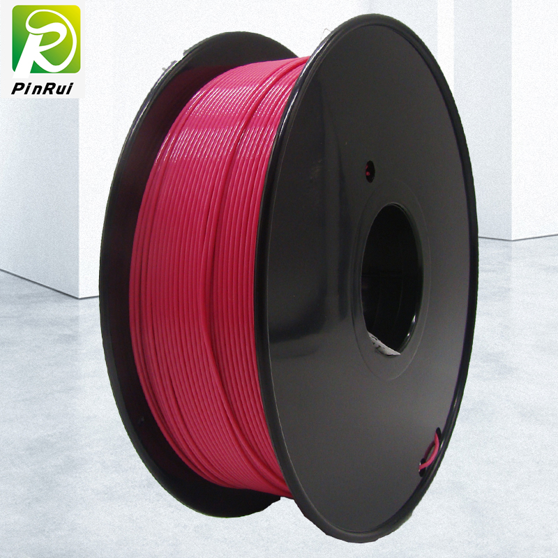 Pinrui Wysokiej jakości 1 kg 3D PLA drukarki włókno Dark PinkColor