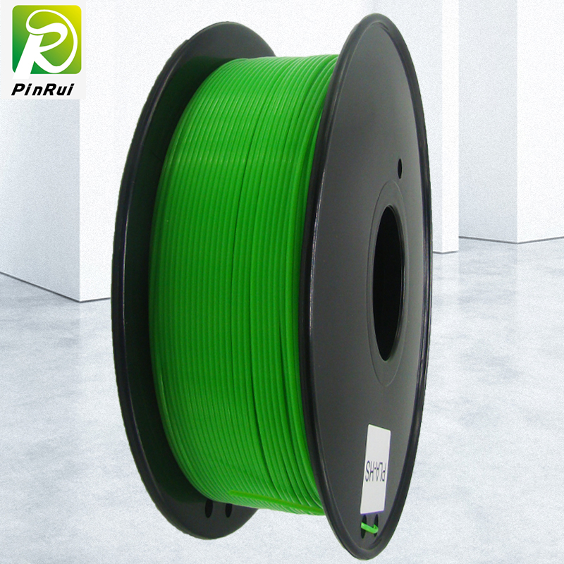 Pinrui Wysokiej jakości 1kg 3D PLA drukarki włókno przezroczysty zielony kolor