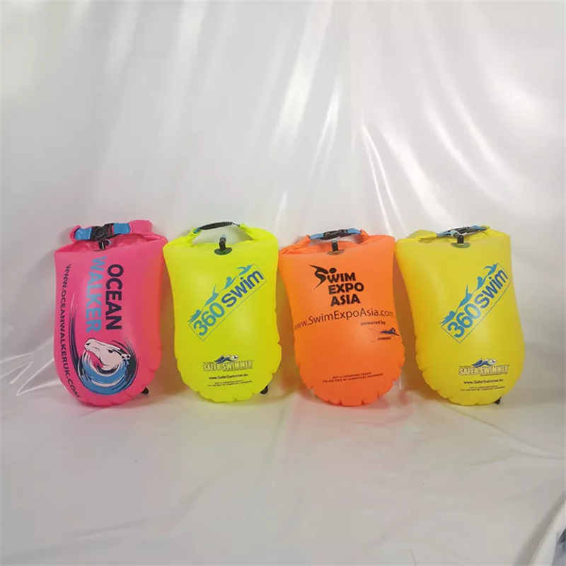 nadmuchiwane pływaniena zewnątrz torba do przechowywania worka pływakowa boja wodna,nadmuchiwany sprzęt