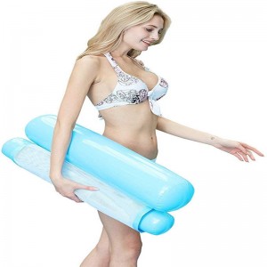 Nadmuchiwany basen pływak dla dorosłych, hamak basenowy (siodło, drifter, salon krzesło), krzesło letnie basen, przenośny salon wodny