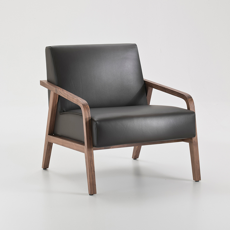 Modern Meble Design Salon Sofa Sofa Bentwood Leather Learm Krzesło z Ottomana