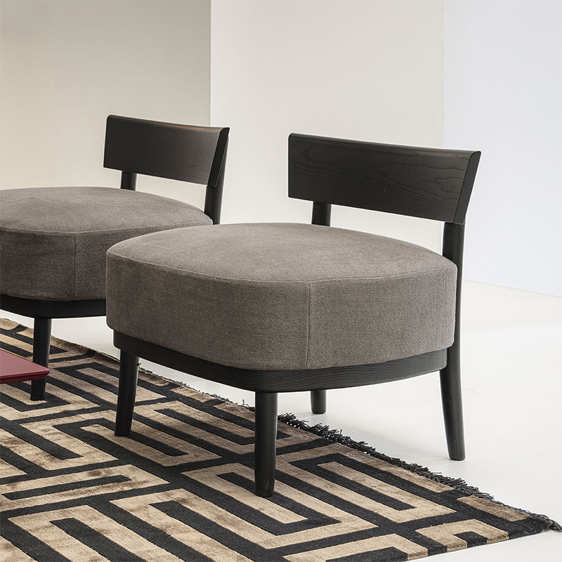 Nowoczesny design meble zestaw tapicerowany home salon drewniana rama akcent pojedyncza sofa krzesło