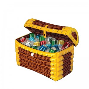 Nadmuchiwany skarb Chłodnica klatki piersiowej Halloween Dekoracja przyjęcia