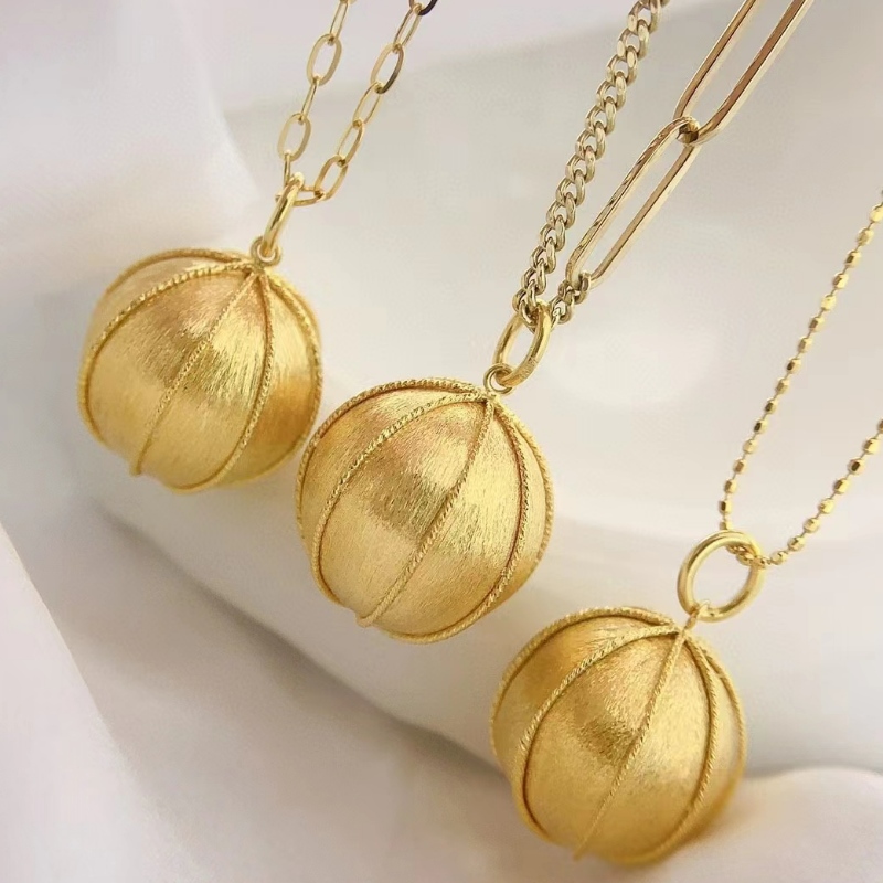 Biżuteria Tuochen Hurtownie Nowy Design Jewelry 10K N14K N18K Solid Gold Naszyjnik Łańcuch Naszyjnik