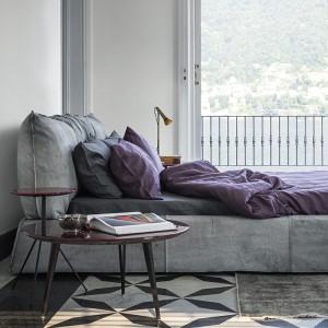 Włoski minimalistyczny designerski mistrz King Size Bed Nowoczesne łóżko z podwójnym łóżkiem podwójne łóżko