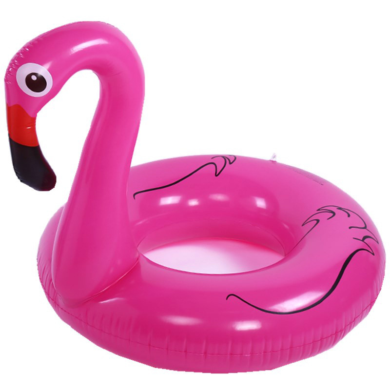 Flamingonadmuchiwana dorosła woda w basenie basen