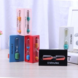 3-w-1 3/5/7 Minute Trójkątne drewniane piasek klepsydra Dzieci Watch zegar zegarowy Timer Sandglass Dekoracja domu