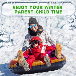 nadmuchiwane pizzę rurki śnieżnej rurkina sankach zimowych zabawek, zabawki śnieżne dla dziecina świeżym powietrzu