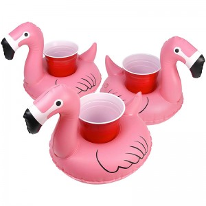 Mini Cup Holdernadmuchiwany flamingonapój pływak donapoju wodnego fotela