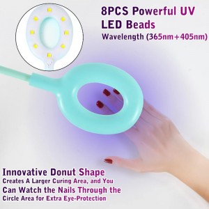 M&r 102 Lampa paznokciowa LED&16W Fluorescencyjna lampa