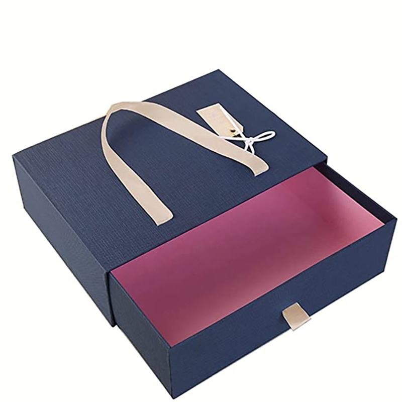 Pudełko prezentowe dla rodziców- Prezentowe pudełko z pokrywką- eleganckie małe pudełkona prezent- wielokrotne użycie pudełkana prezenty, ślub, rocznica, baby shower, czekoladki&więcej- łatwe otwarcie&blisko- ciemnoniebieski