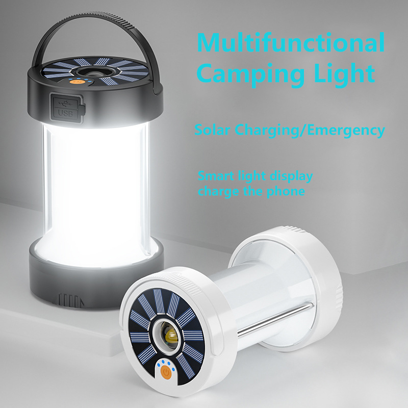 Lampana zewnątrz LED Camping Lights Solar Lampa Wodoodporna latarnia