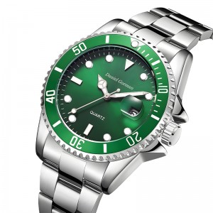 Daniel Gorman Top Quality Watch Watch Hydrooon Classic Stali Stal Strap Strap Fashion Men Men ”Business Quartz Watchrm001