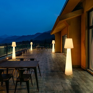 Festiwal dekoracyjny polietylenna zewnątrz Lampa podłogowana imprezę ogrodową ina zewnątrz dekoracja lampy podłogowej Lampa LED Lampa podłogowa