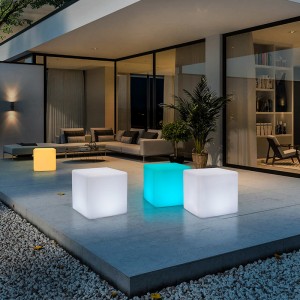 LED LUMINY BUBE LIGE Creative Outdoor Waterproof Stool Square KTV Square Krzesło Bar stołkowy koncertna impreza Atmosfery Layout