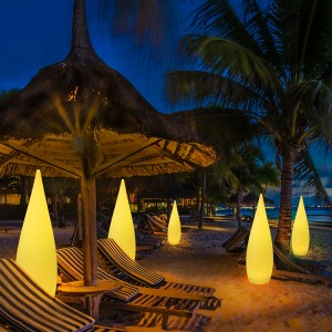 Ogrodowy tarasna patio Dekoracja basenu Nowoczesne LED Oświetlenie podłogowe LED Rezonta RGB Zmiana LED Lampka podłogowa Lampa zewnętrzna światłana zewnątrz bateria wodoodporna wodoodporna