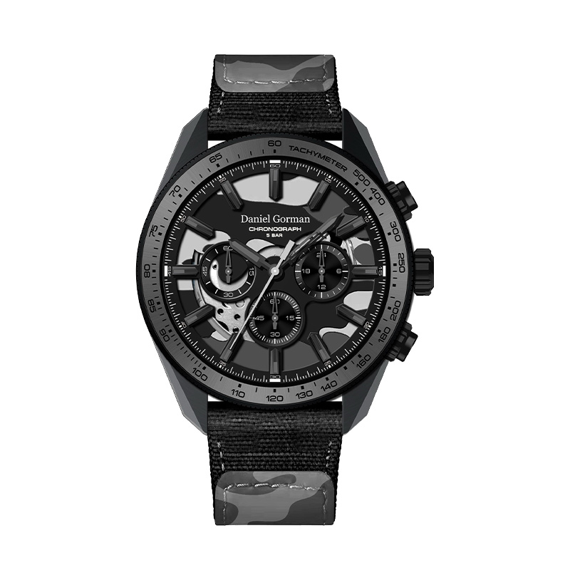 Daniel Gormandg9006 Watch Men's Watch OEM OEM ze stalinierdzewnej Japońskie Ruch Chronografu Sapphire Glass Watch Sapphire Glass