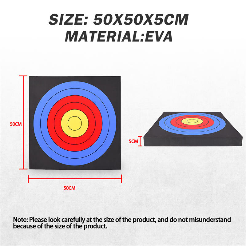 ELONGARROW 50*50*5 cm Eva Target łucznictwo dla łuczników łuków