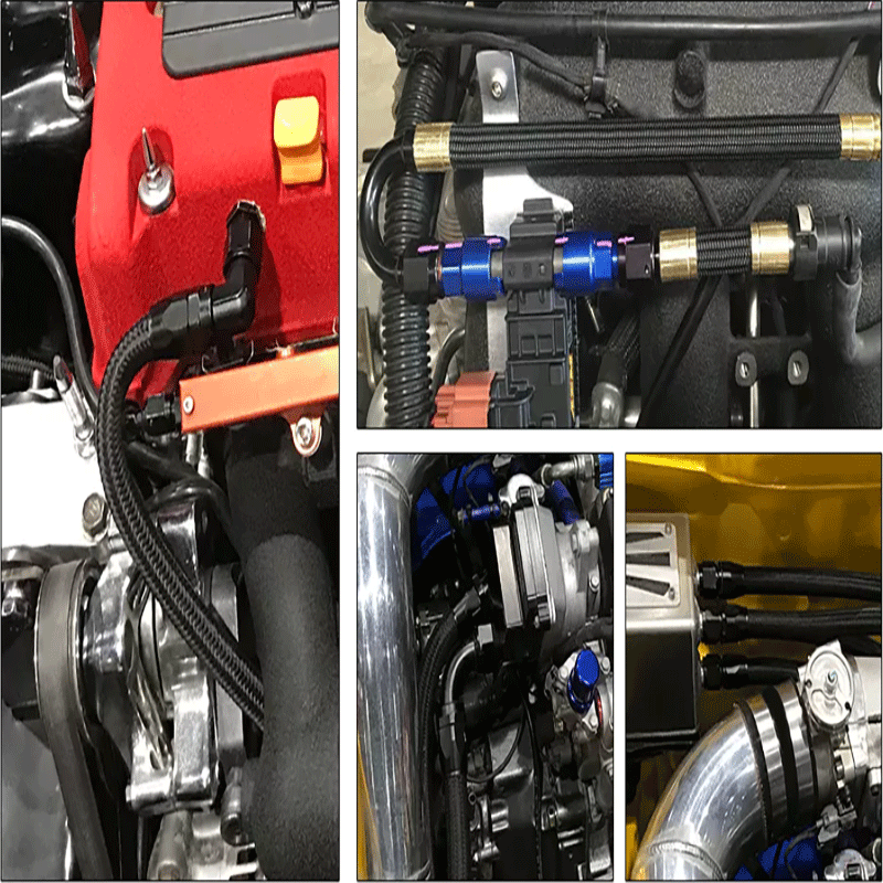 Wyświetlanie efektu modyfikacji przewodu paliwowego