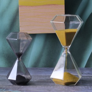 Hurtownia 5 15 30 minut Kreatywna dekoracje domu ozdoba Gold Sand Diamond Hourglass Glass Timer