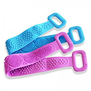 Silikonowe szczotki do kąpieli kąpiel