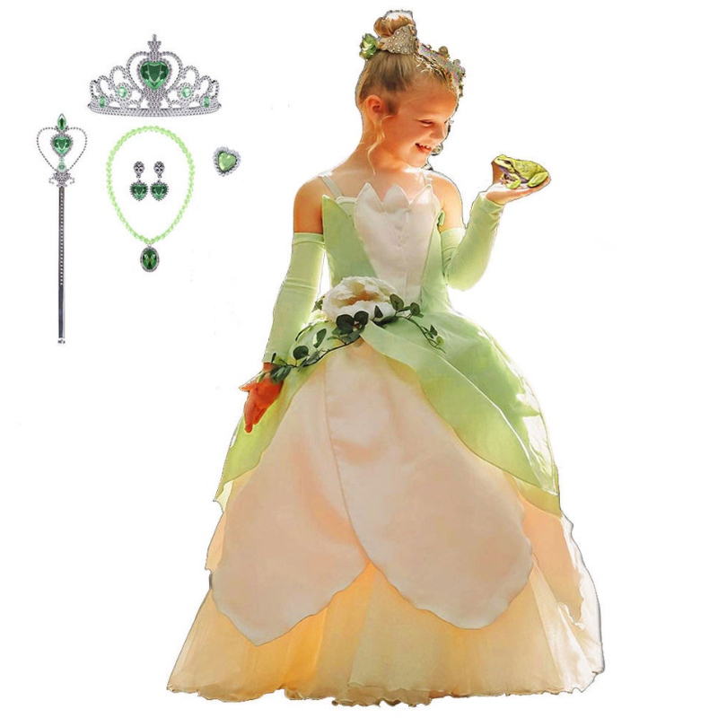 The Frog Princess Costume for Kids Girl