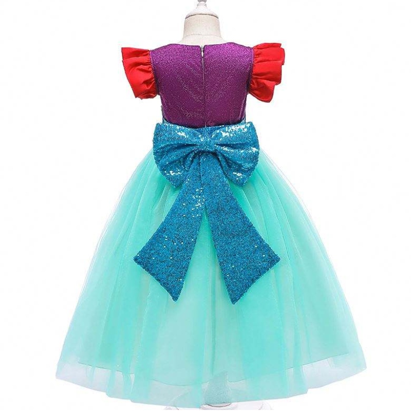 Baige Kids Mermaid Ariel Princess Girl Dress Halloween Performance Cosplay Costume MRY002