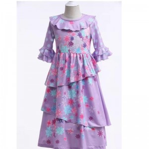 Carnival Cosplay Kids Girls Party Encanto Madrigal Stroje Halloween Mirabel Dress Costumes