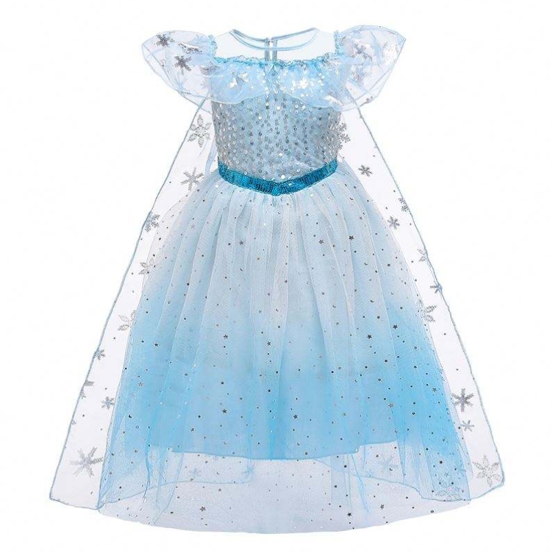 Baige Cosplay Party Dress Up Belle Princess Girls Dress Costume Księżniczka Elsa Anna Halloween Fairy Kids Fancy Dress BX1683