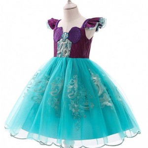 Summen Summen Summer Short-Sleeved Princess Children ”Dress Dress Children \\\\ \'Odzież dziewcząt Dress D0684
