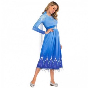 Nowe pomysłyna produkty 2022 Elsa Act 2 Halloween Cosplay Elsa Costume dla kobiet SZAC-005