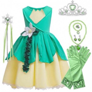 Kostium dla dzieci Halloween Tiana Costume Princess and the Frog Costume for Girls HCTB-007