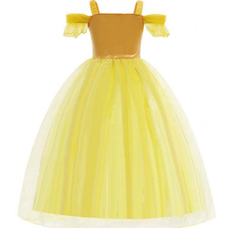 Halloween urodzinowy Cosplay Cosplay for Children Princess Belle Ballroom suknia HCBL-006