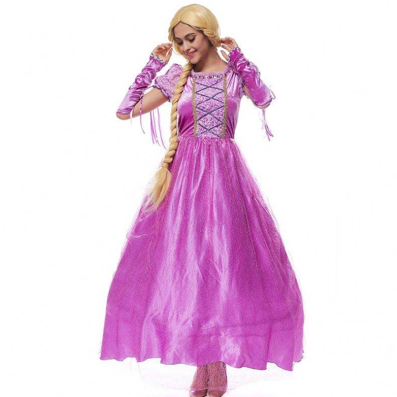 2022 Halloween Cosplay Costume Kobiety Roszpunki dla dorosłych księżniczki Sofia Costume HCRS-013