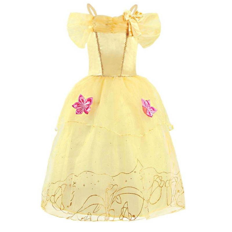 Halloween Cosplay Costume Kidle Aurora Sofia Summer Fancy Birthday Ubranie Baby Girl Fancy Roszpunki Księżniczki Sukienka