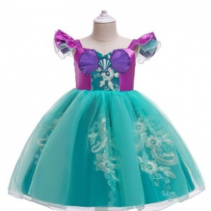 Dzieci świąteczne sukienki księżniczki Cosplay syrena dla dzieci