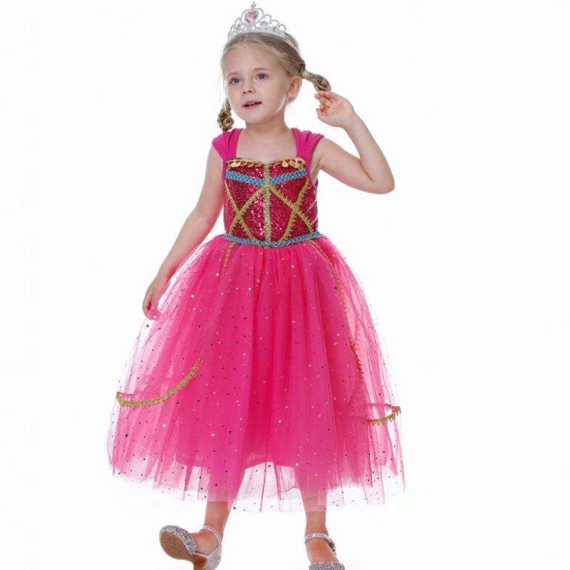 Baige Newjasmine Princess Dress Halloween Cosplay Cosplay Kostium dla dzieci sukienka BX8140