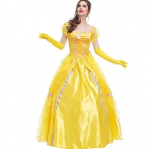 Cosplay Belle Księżniczka sukienki Lady Dresss for Beauty and the Beast Women Party Clothing Costume