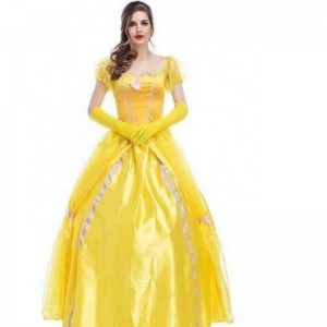 Cosplay Belle Księżniczka sukienki Lady Dresss for Beauty and the Beast Women Party Clothing Costume