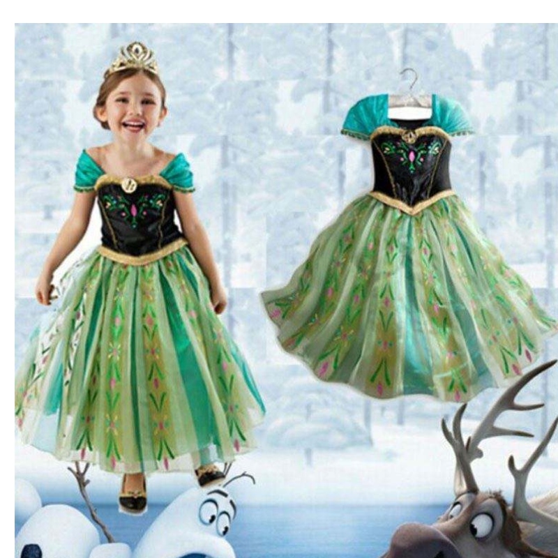 Elsa hurtowa dziewczynka imprezanosić cosplay ubranie dyskny księżniczka sukienka bxlsxb