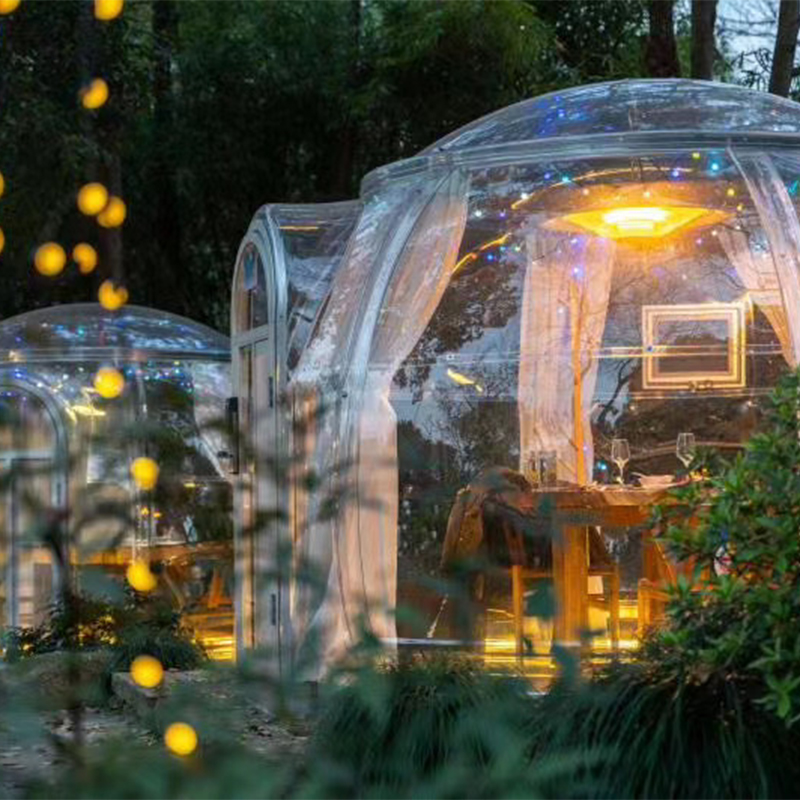 3.3 metry Economic Transparent Dome Namiot Geodesic Outdoor Camping Dome Namiot do hotelu wypoczynkowego, kemping, zajęciana świeżym powietrzu