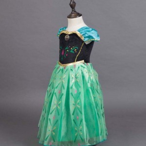 Performance Costume Princess Anna Dress Dress \\
osze sukienka księżniczka Anna