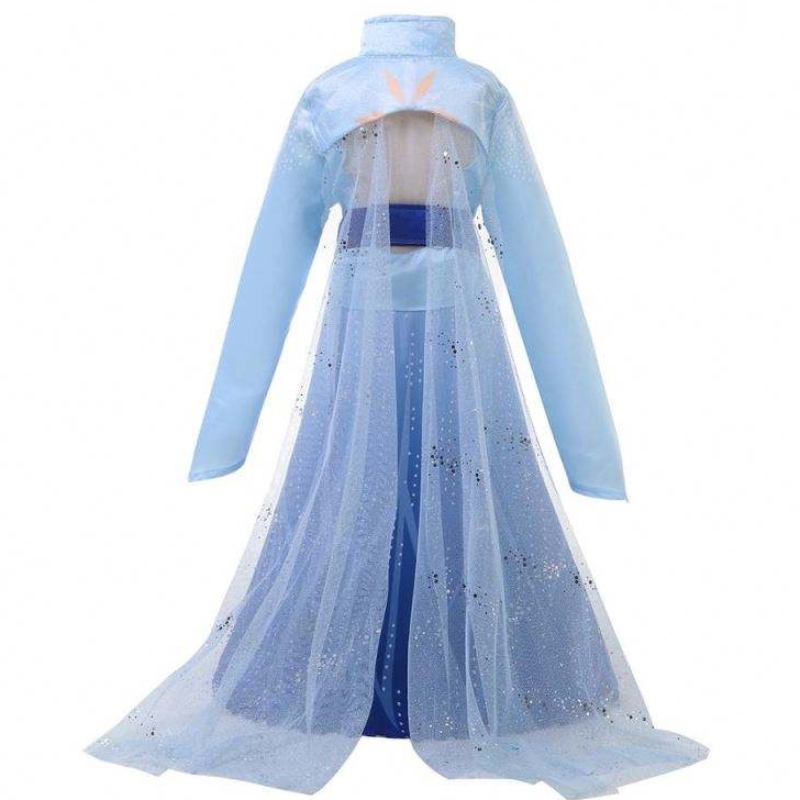Nowy przylot Elsa Frozen Dress Princess Elsa Costume for Girl