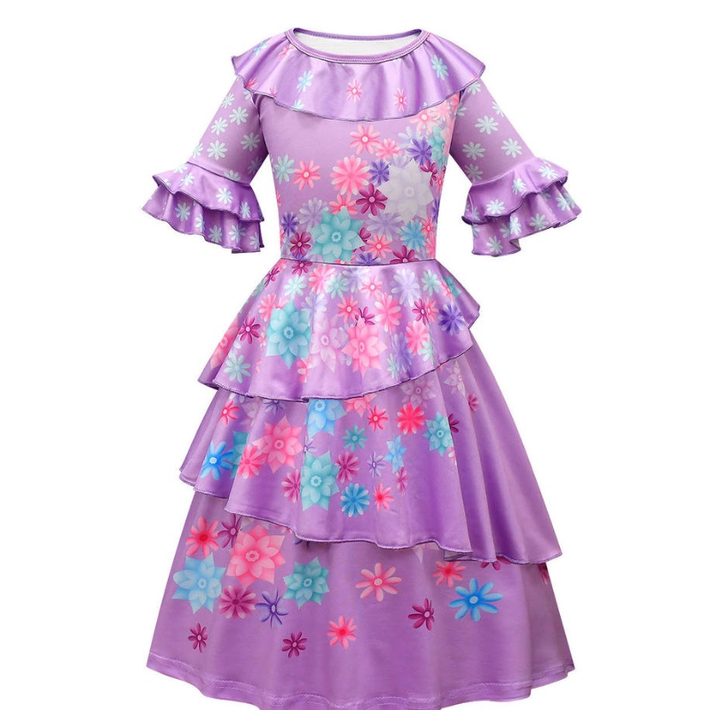 Dziewczyna sukienki Magic Full House Children's Cosplay Princess Dress Dress Kid Girlon Cartoon Sukienka księżniczkana lato